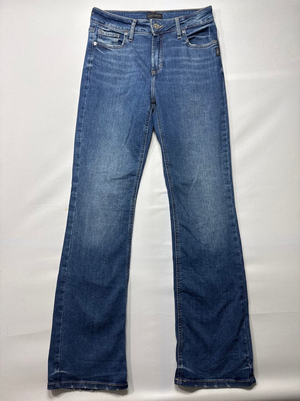 Silver Jeans Co. Women's Avery Slim Boot Blue‎ Stretch Jeans - Size 29x31